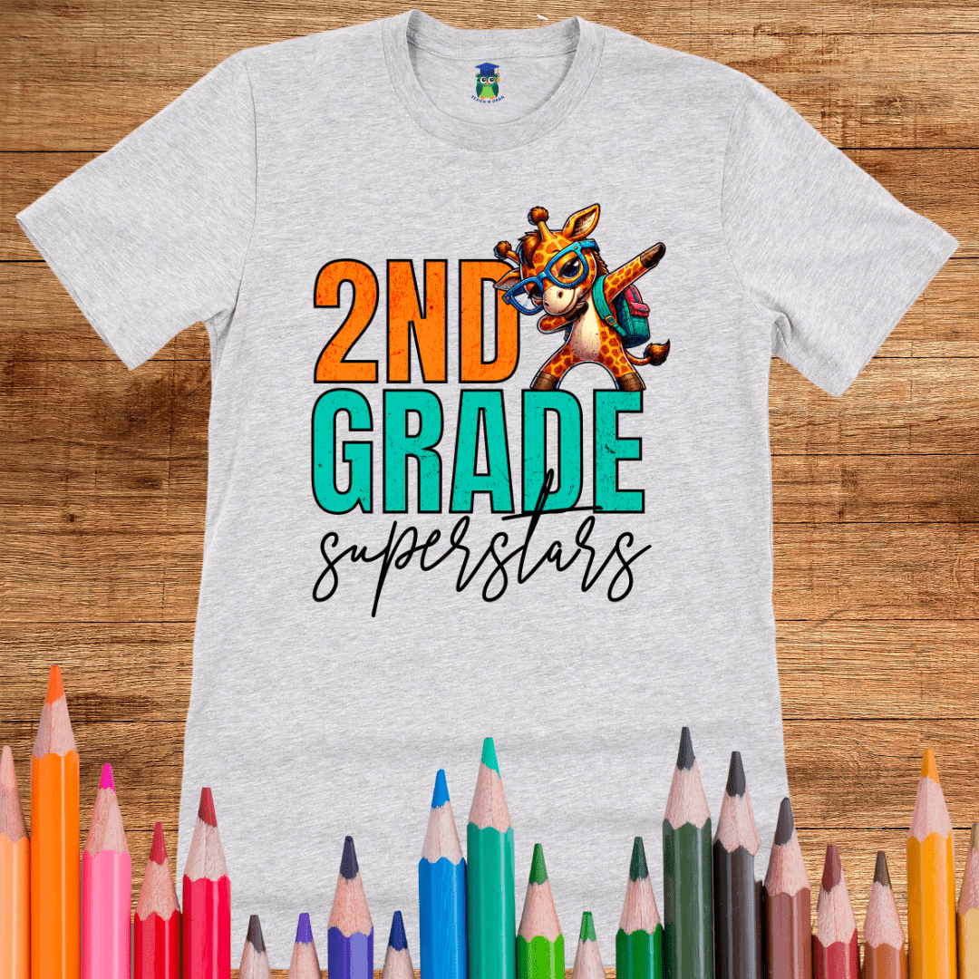 2nd Grade Superstars Teacher Shirt - teachngear