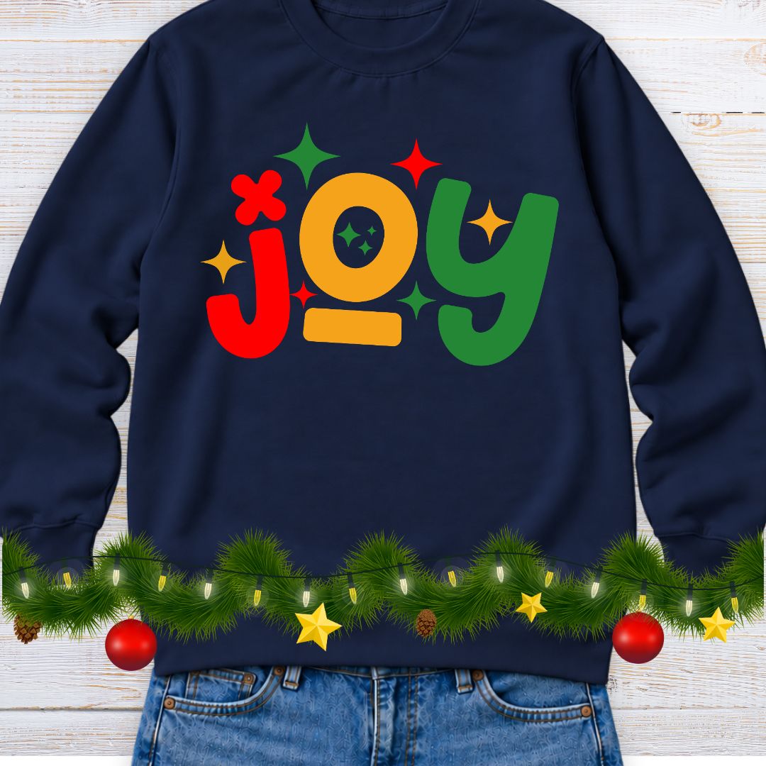 Joy Christmas Teacher Sweatshirt