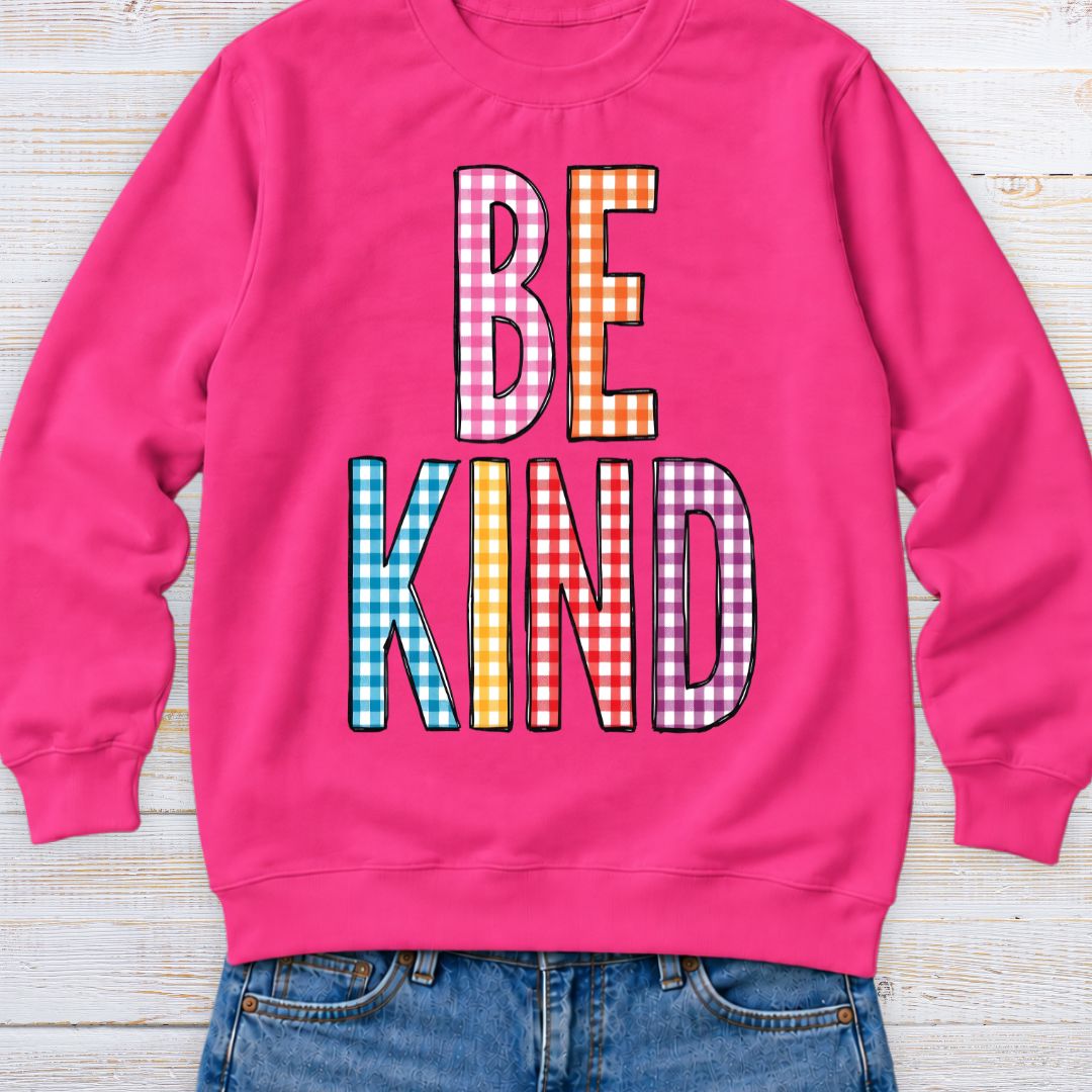 Gingham Be Kind Teacher Sweatshirt