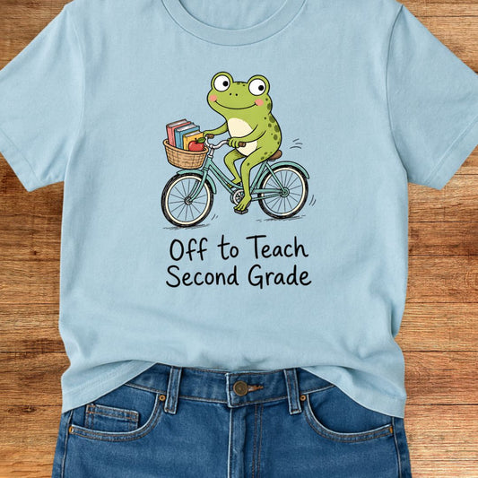 Off to Teach Second Grade Teacher T-Shirt