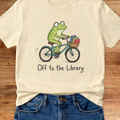 Off to the Library Teacher T-Shirt