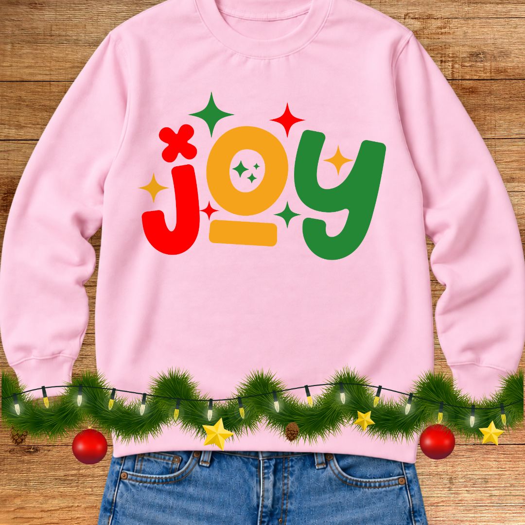 Joy Christmas Teacher Sweatshirt