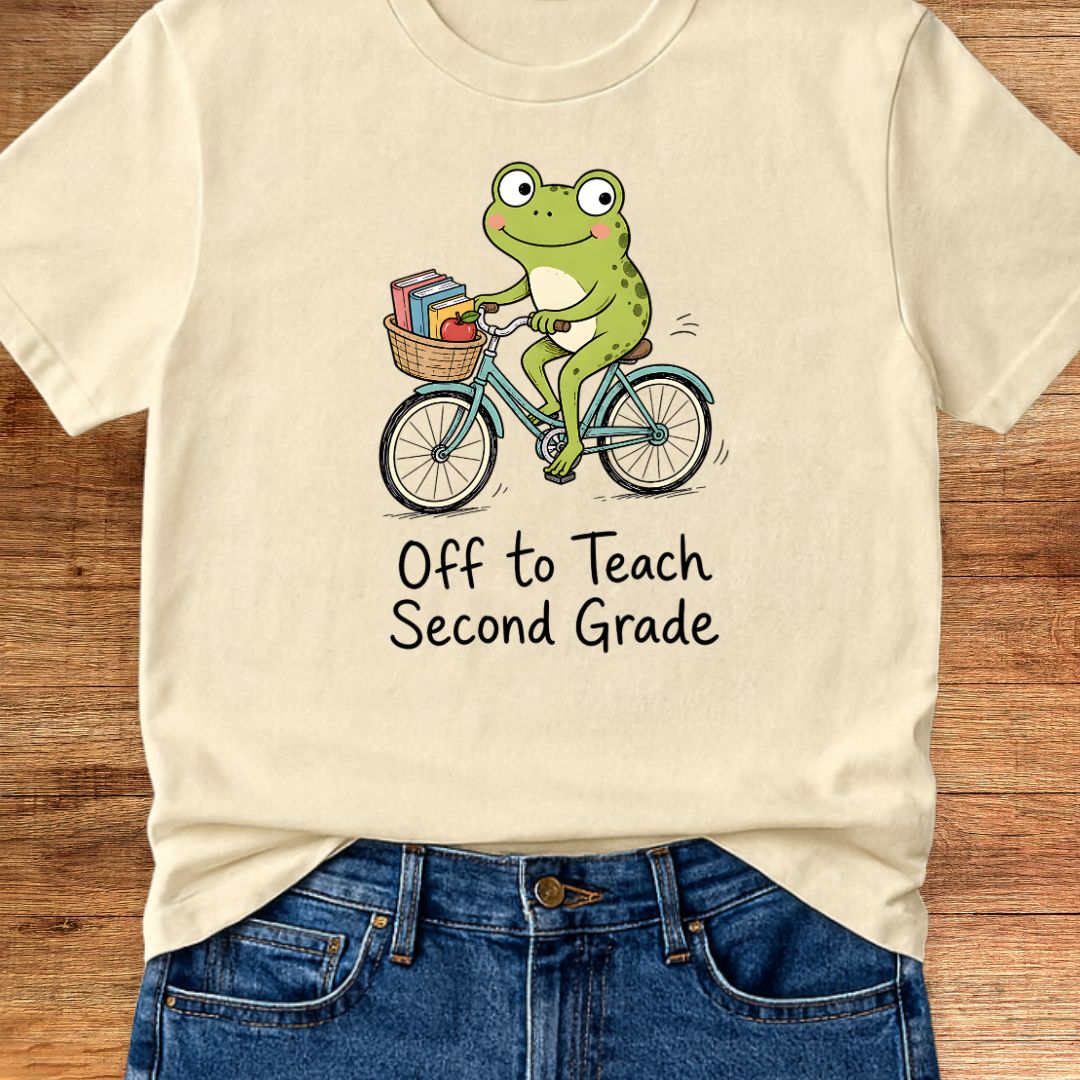 Off to Teach Second Grade Teacher T-Shirt