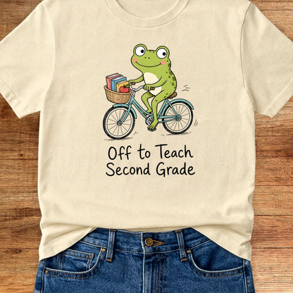 Off to Teach Second Grade Teacher T-Shirt
