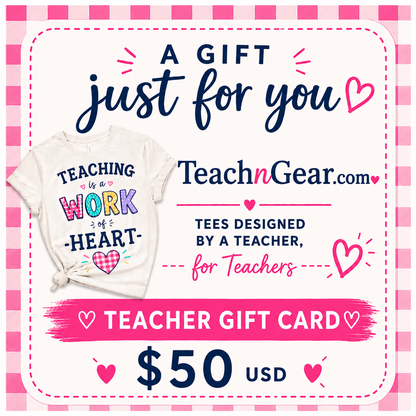 TeachnGear Teacher Gift Cards