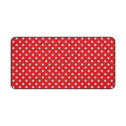 Red Polka Dot Teacher Desk Mat
