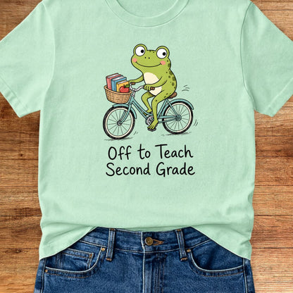 Off to Teach Second Grade Teacher T-Shirt