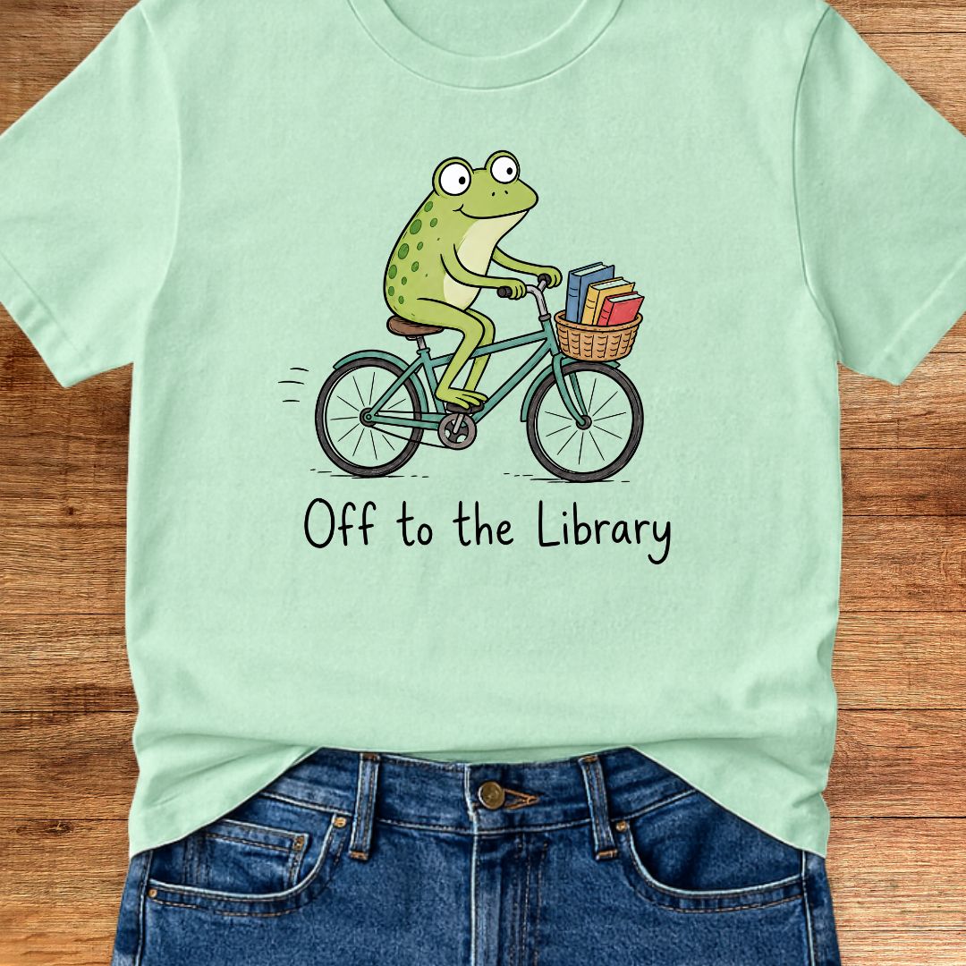 Off to the Library Teacher T-Shirt