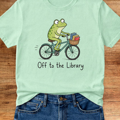 Off to the Library Teacher T-Shirt