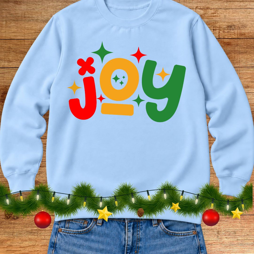 Joy Christmas Teacher Sweatshirt
