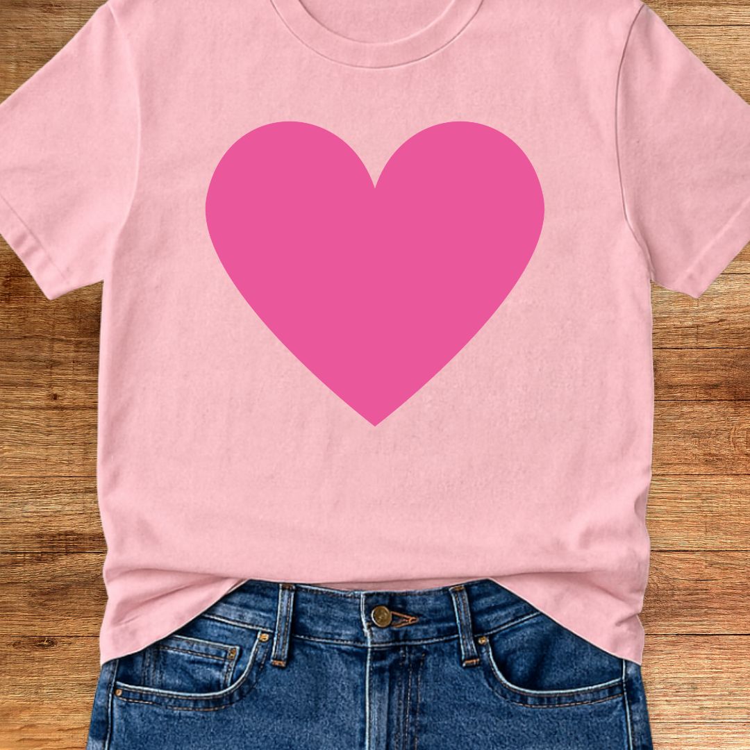 Plain Heart Teacher T-Shirt