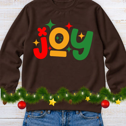 Joy Christmas Teacher Sweatshirt