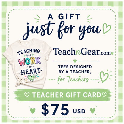 TeachnGear Teacher Gift Cards