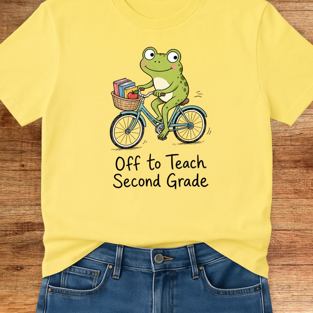 Off to Teach Second Grade Teacher T-Shirt