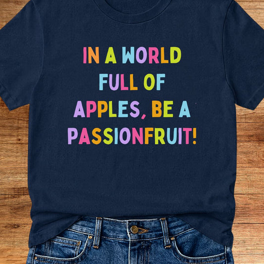 Apples and Passionfruit Teacher T-Shirt - teachngear