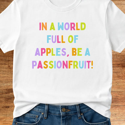 Apples and Passionfruit Teacher T-Shirt - teachngear