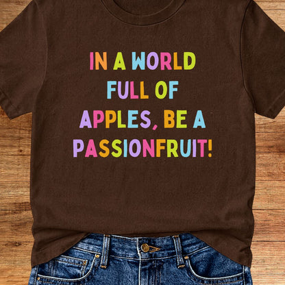 Apples and Passionfruit Teacher T-Shirt - teachngear