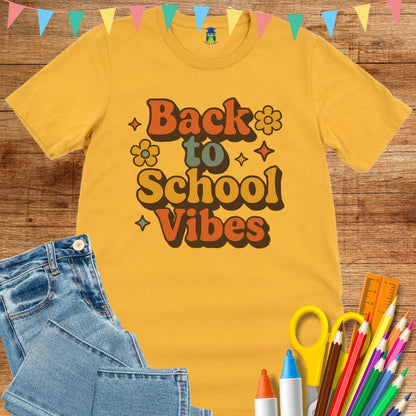 Back to School Vibes Teacher T-Shirt - teachngear