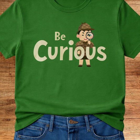 Be Curious Teacher T-Shirt - teachngear
