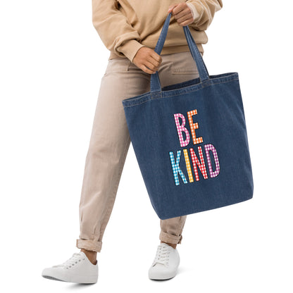 Be Kind Organic Cotton Denim Teacher Carryall - teachngear