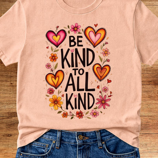 Be Kind to all Kind Teacher T-Shirt - teachngear