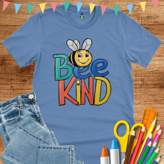 Bee Kind Teacher T-Shirt - teachngear