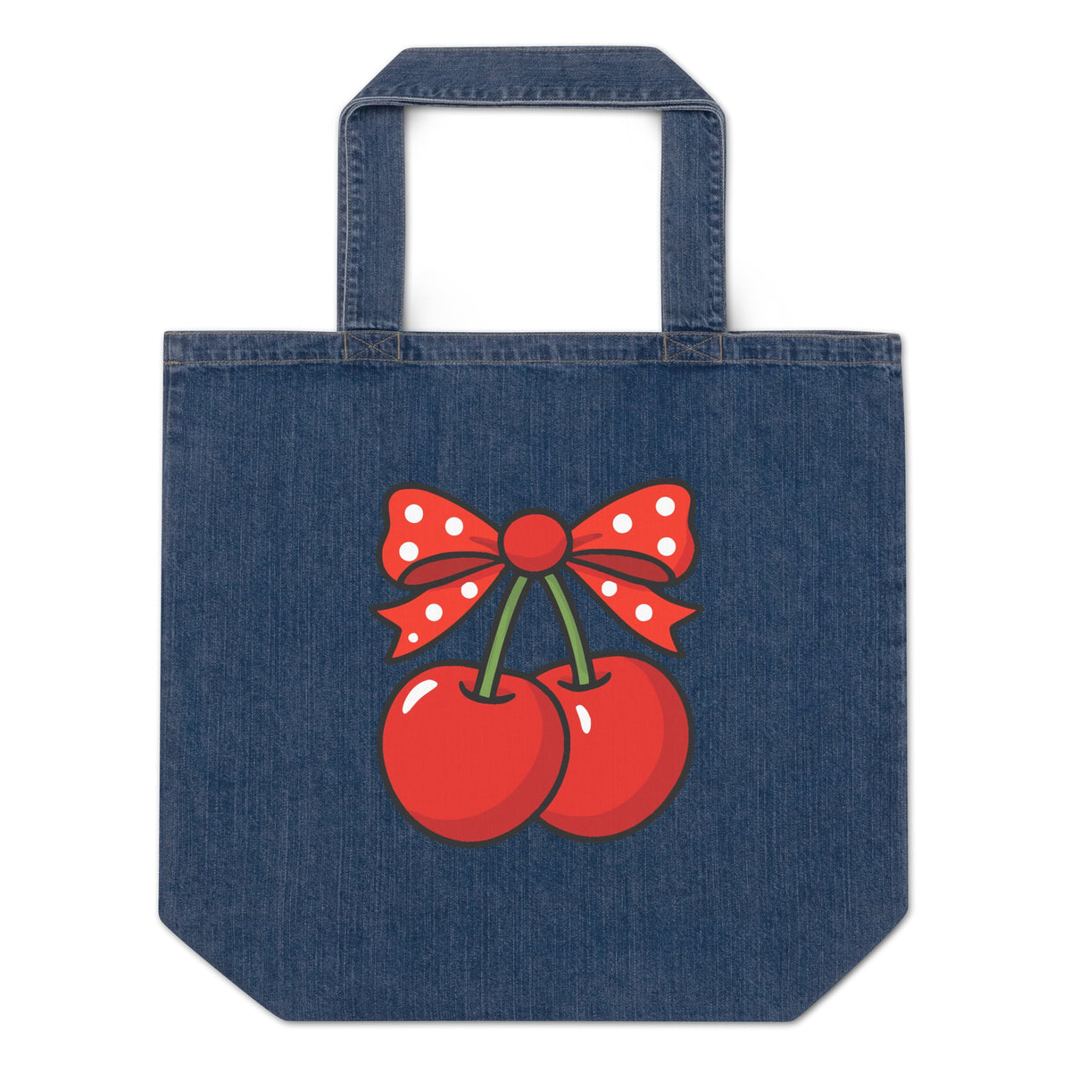 Cherries Organic Denim Teacher Carryall - teachngear