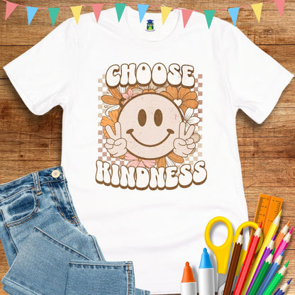 Choose Kindness Teacher T-Shirt - teachngear