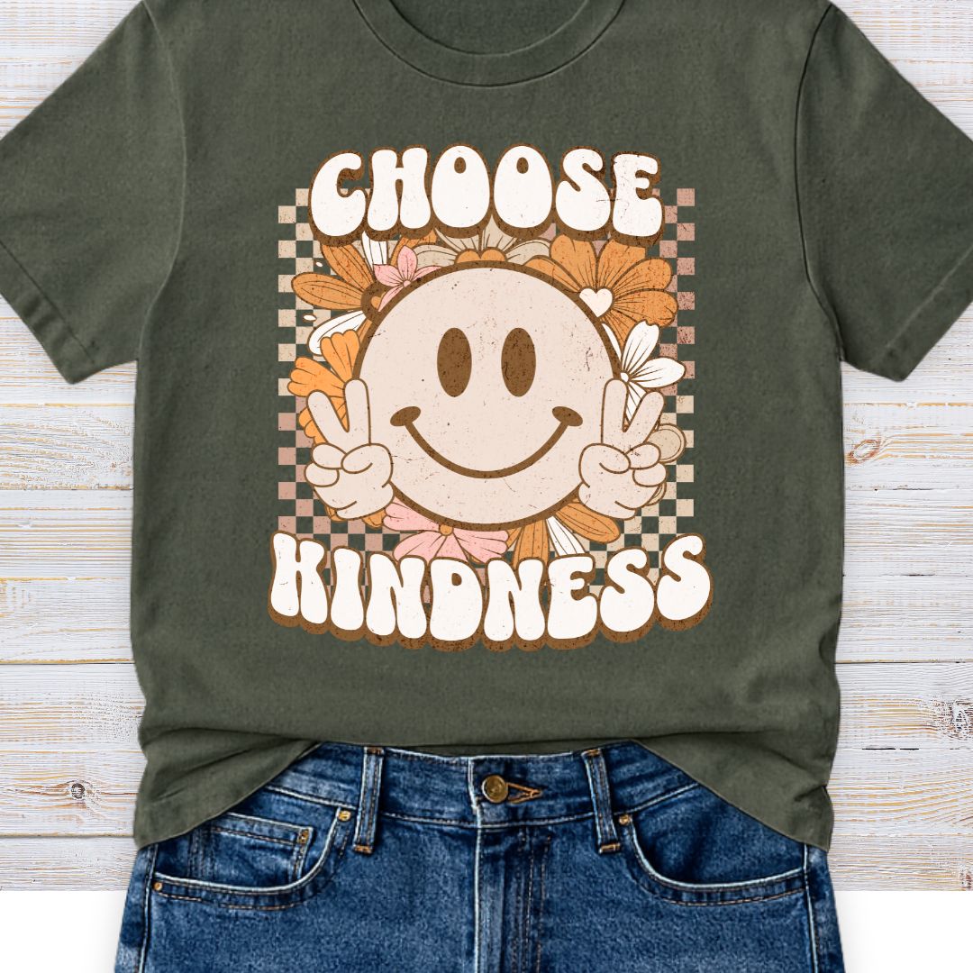 Choose Kindness Teacher T-Shirt - teachngear