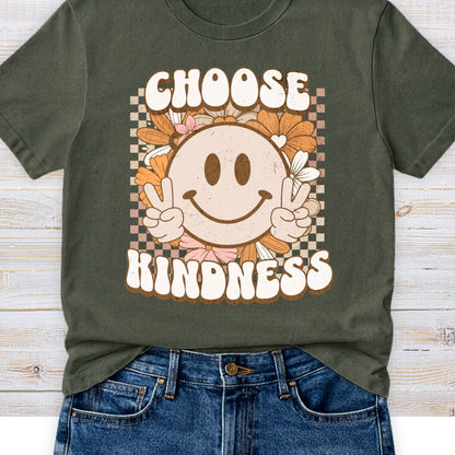 Choose Kindness Teacher T-Shirt - teachngear