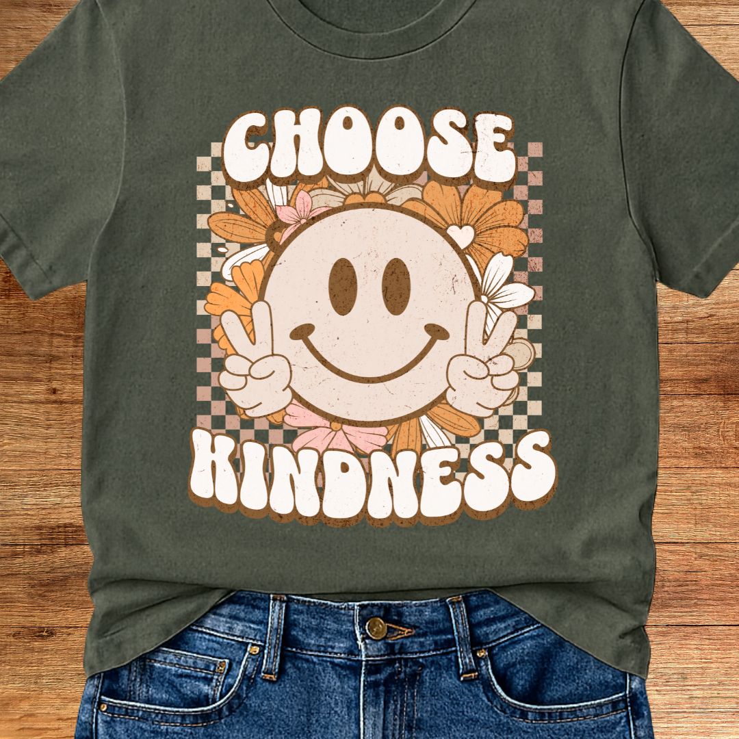 Choose Kindness Teacher T-Shirt - teachngear