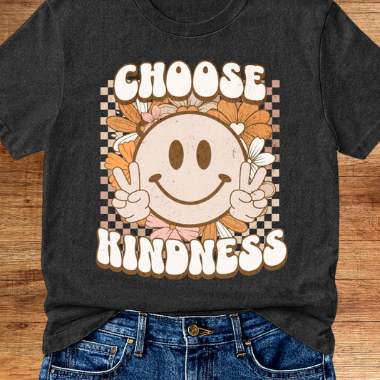 Choose Kindness Teacher T-Shirt - teachngear