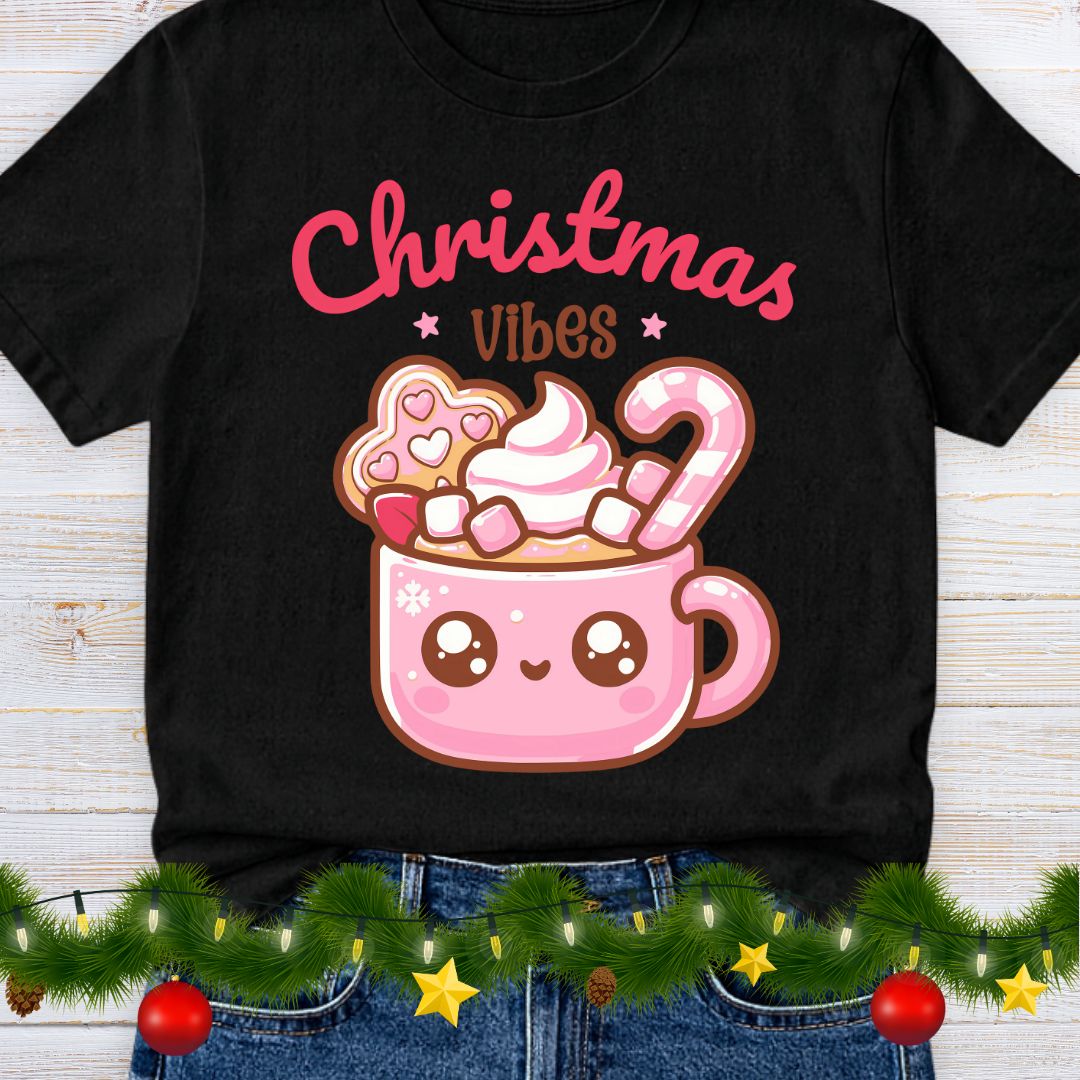 Christmas Vibes Teacher Shirt - teachngear