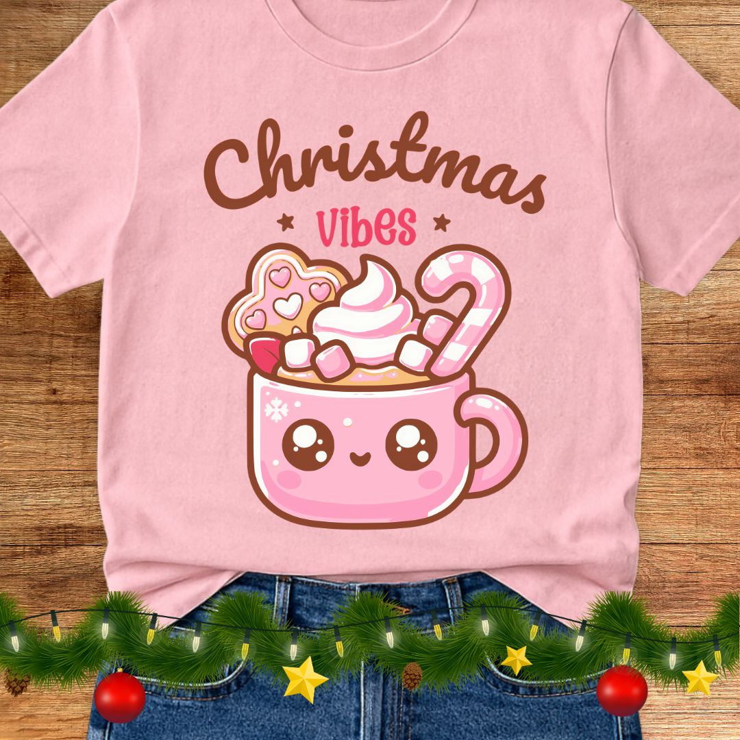 Christmas Vibes Teacher Shirt - teachngear