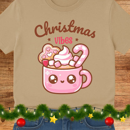 Christmas Vibes Teacher Shirt - teachngear