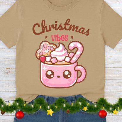 Christmas Vibes Teacher Shirt - teachngear