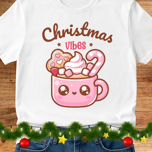 Christmas Vibes Teacher Shirt - teachngear