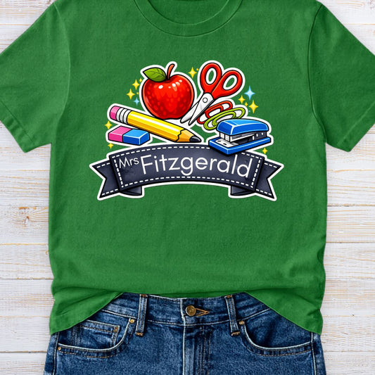 Classroom Items Personalized Teacher T-Shirt - teachngear