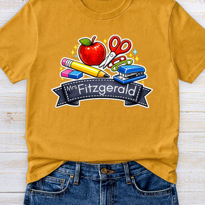Classroom Items Personalized Teacher T-Shirt - teachngear