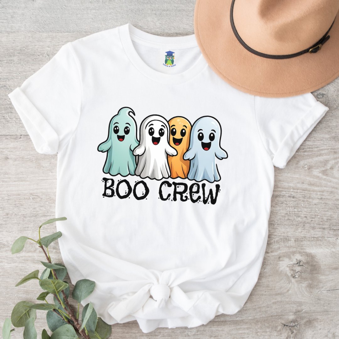 Cute Ghosts Halloween Teacher Shirt - teachngear