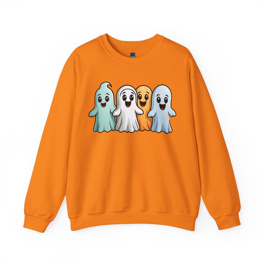 Cute Ghosts Halloween Teacher Sweatshirt - teachngear