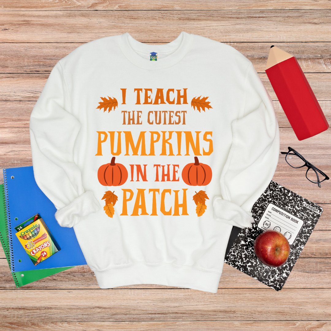 Cutest Pumpkins Halloween Sweatshirt - teachngear