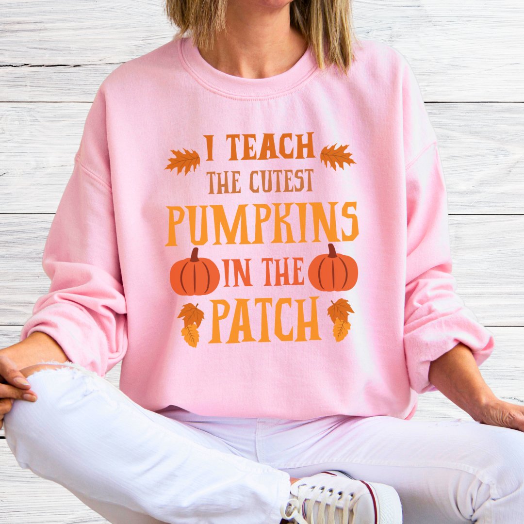 Cutest Pumpkins Halloween Sweatshirt - teachngear