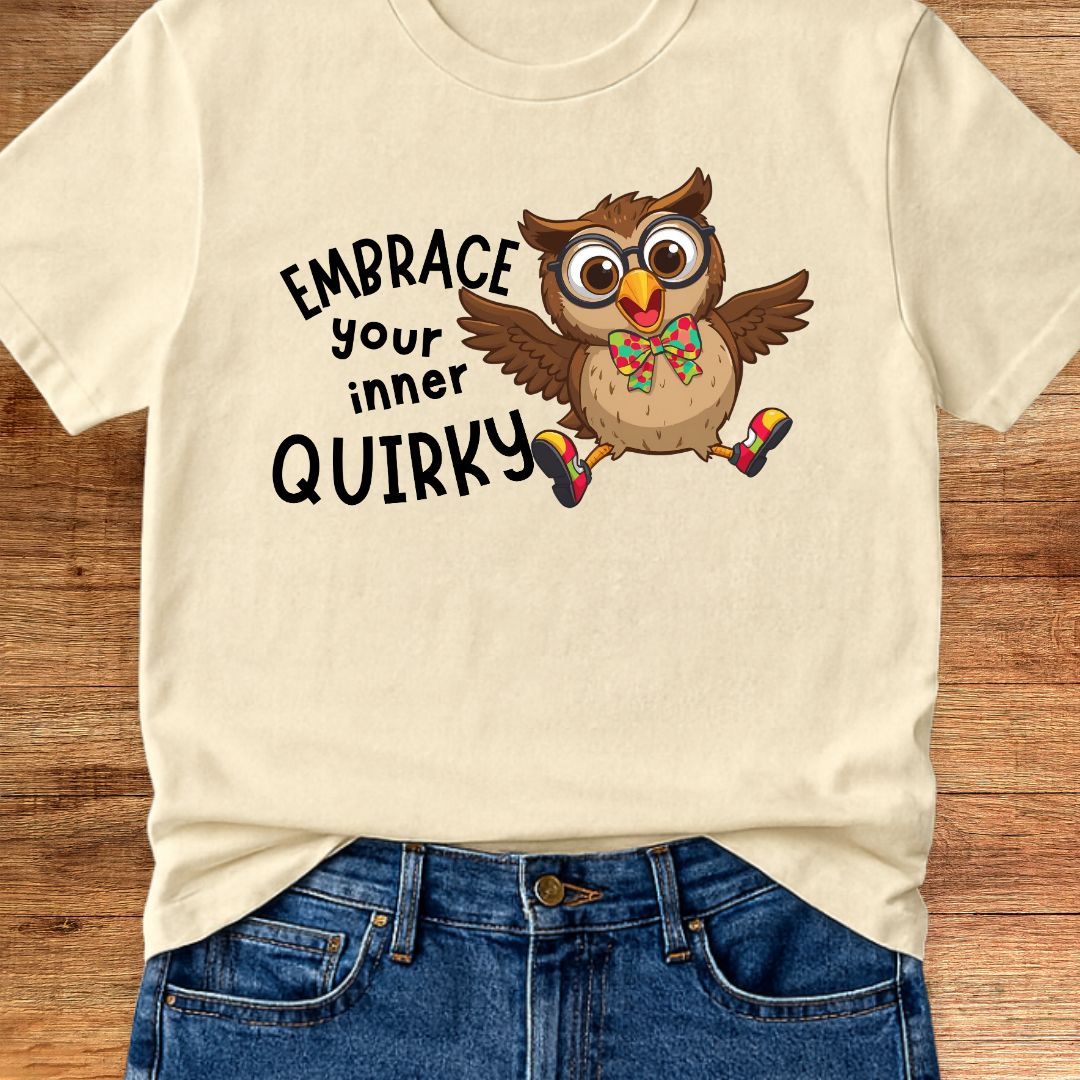 Embrace Your Inner Quirky Teacher T-Shirt - teachngear