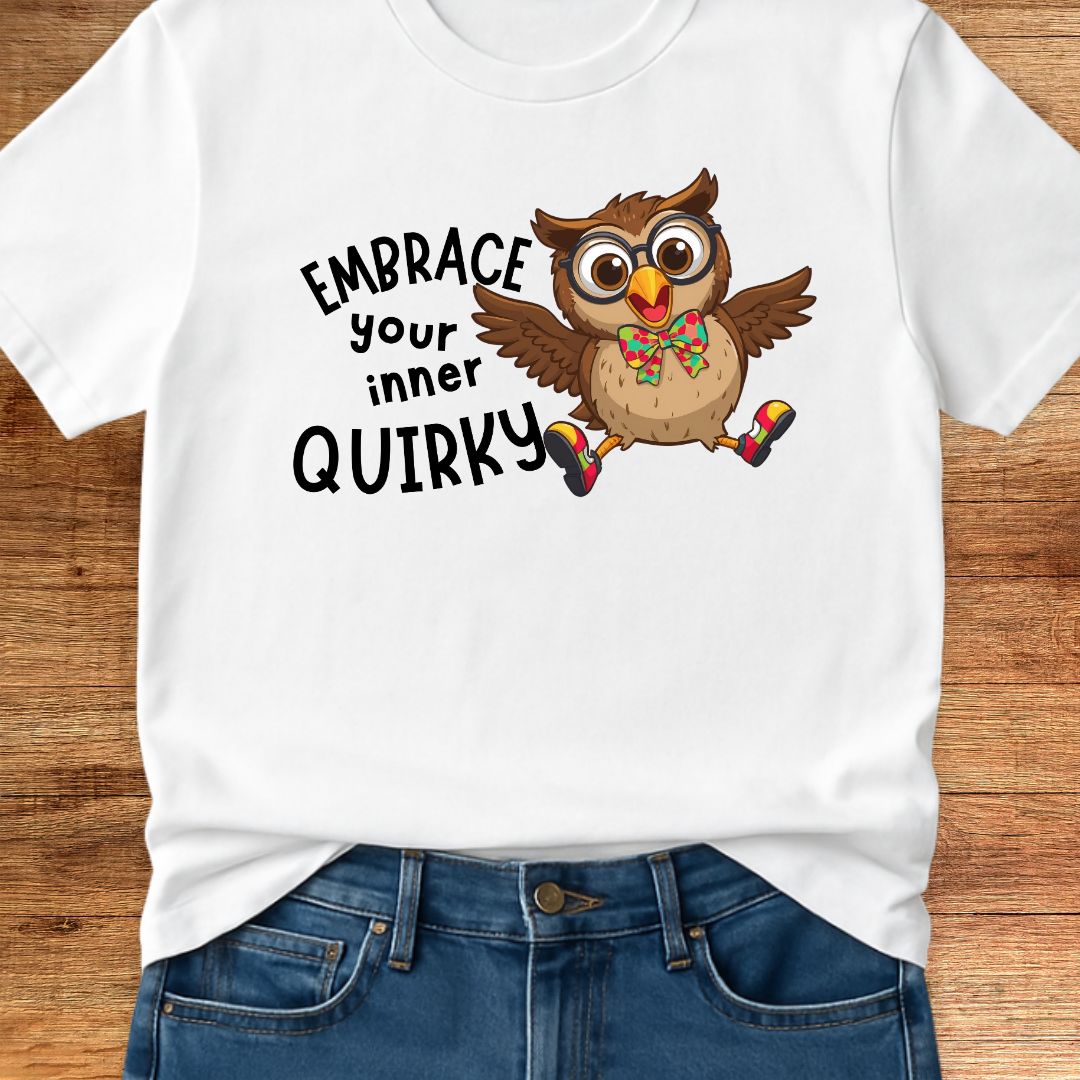 Embrace Your Inner Quirky Teacher T-Shirt - teachngear