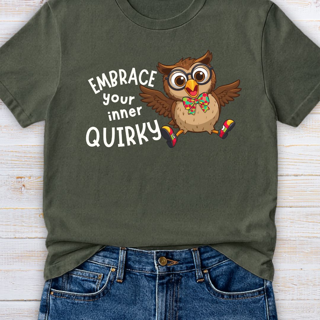 Embrace Your Inner Quirky Teacher T-Shirt - teachngear