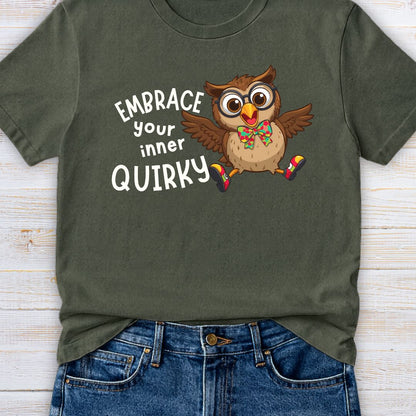 Embrace Your Inner Quirky Teacher T-Shirt - teachngear