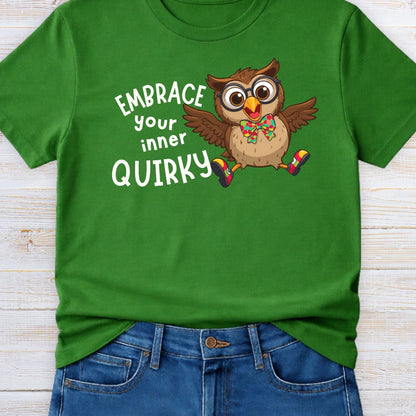 Embrace Your Inner Quirky Teacher T-Shirt - teachngear