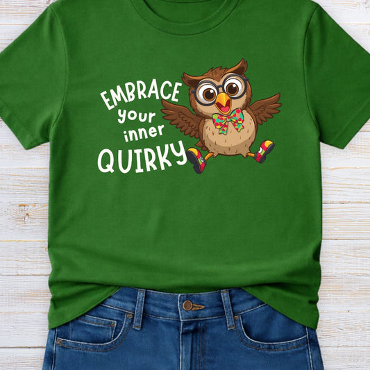 Embrace Your Inner Quirky Teacher T-Shirt - teachngear