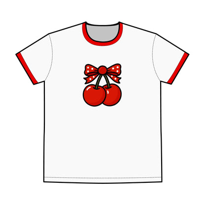 Exclusive Retro Cherry Ringer Teacher Tee - teachngear
